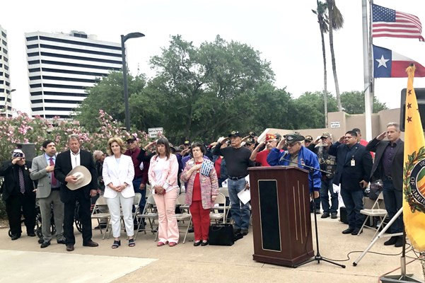Honorary Partner ceremony for TX VVA Chapter 910 by the Corpus Christi Chapter NSDAR.